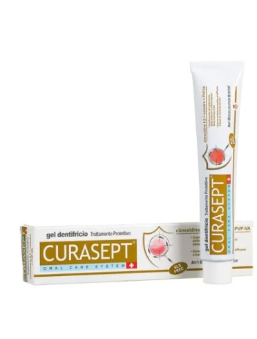 Curasept dentifricio 0,20 trattamento protettivo con ads 75ml Curasept dentifricio 0,20 trattamento protettivo con ads 75ml