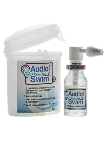 Audiolswim soluzione rivestimento canale uditivo come barriera idrorepellente Audiolswim soluzione rivestimento canale uditivo come barriera idrorepellente