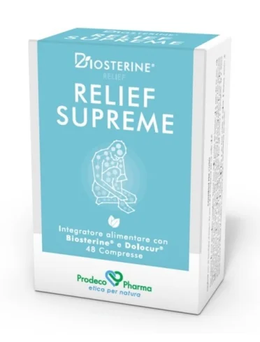 Biosterine relief supreme emergency - integratore per alleviare gli stati di tensione localizzati - 48 compresse Biosterine relief supreme emergency - integratore per alleviare gli stati di tensione localizzati - 48 compresse