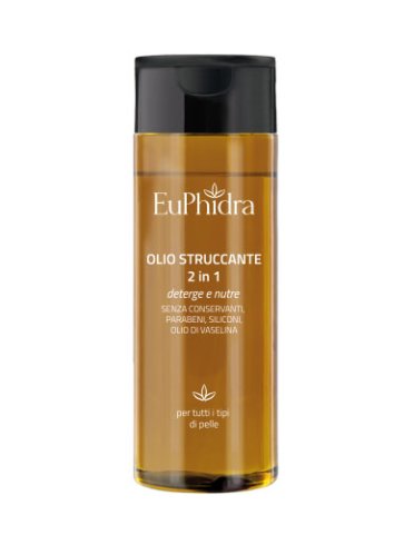 Euphidra olio detergente struccante in flacone da 100 ml conastuccio