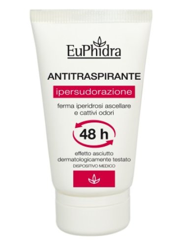 Deodorante in crema in tubo con astuccio euphidra deo antitraspirante 40 ml