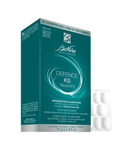 Bionike defence ks tricosafe 100 - integratore per il benessere dei capelli - 60 compresse Bionike defence ks tricosafe 100 - integratore per il benessere dei capelli - 60 compresse
