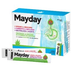Zuccari Mayday - Trattamento di Bruciore, Reflusso e Acidità - 18 Stick x 10 ml