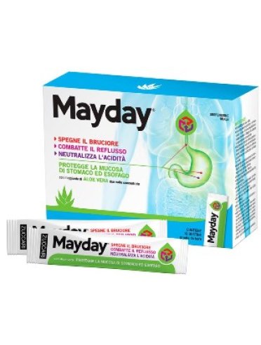 Zuccari mayday - trattamento di bruciore, reflusso e acidità - 18 stick x 10 ml