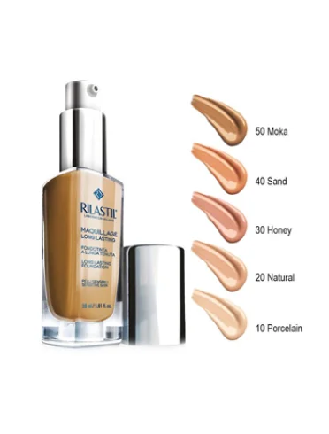 Rilastil maquillage fondotinta long lasting 20 30 ml Rilastil maquillage fondotinta long lasting 20 30 ml