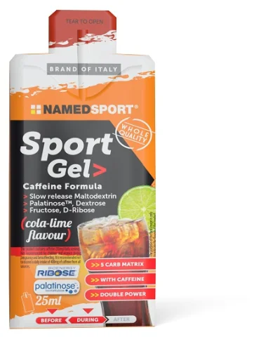 Named sport gel - gel energetico a base di carboidrati - gusto cola-lime 25 ml Named sport gel - gel energetico a base di carboidrati - gusto cola-lime 25 ml