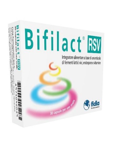 Bifilact rsv - integratore di fermenti lattici e vitamine - 30 capsule