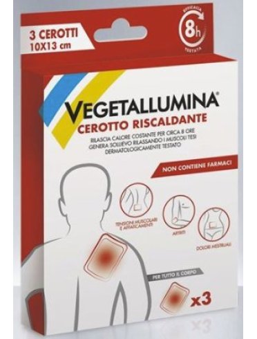 Vegetallumina cerotto riscaldante 3 pezzi