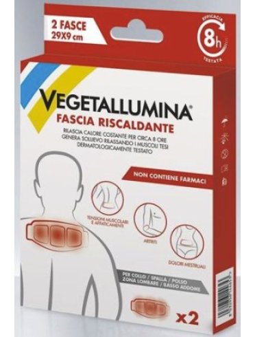 Vegetallumina fascia riscaldante 2 pezzi