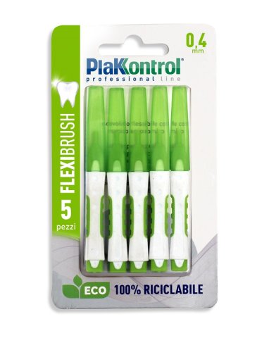 Plakkontrol scovolino interdentale flexi brush04 blister 5 pezzi