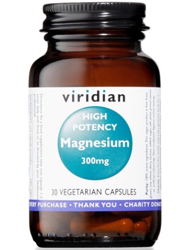 Viridian magnesium 300mg high potency 30cps