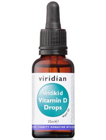 Viridian viridikid vitamin d3 400 ui integratore 30 ml