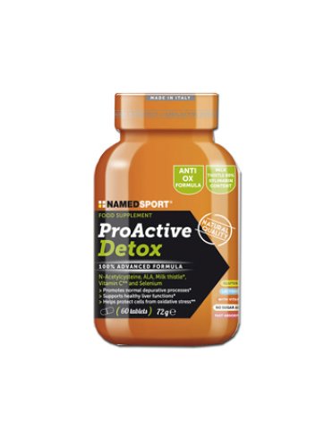 Named sport proactive detox - integratore depurativo - 60 compresse
