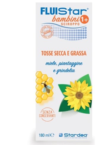 Fluistar - sciroppo tosse secca e grassa per bambini - 180 ml