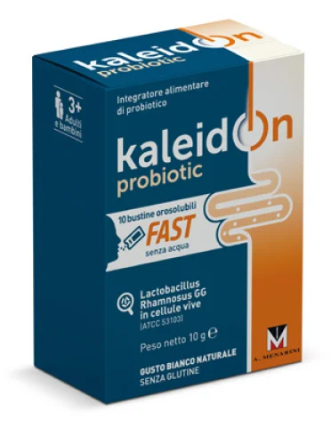 Kaleidon probiotic fast integratore equilibrio intestinale 10 bustine Kaleidon probiotic fast integratore equilibrio intestinale 10 bustine