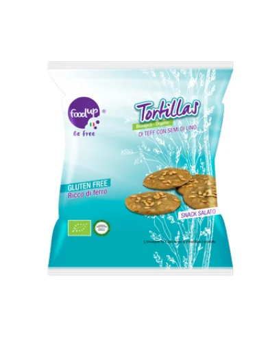 Tortillas di teff con semi di lino 35 g Tortillas di teff con semi di lino 35 g