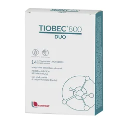 TIOBEC 800 DUO COMPRESSE OROSOLUBILI 18,9 G