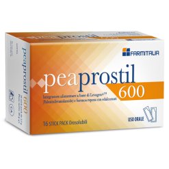 Peaprostil 600 - Integratore per la Prostata e Vie Urinarie - 16 Bustine Orosolubili