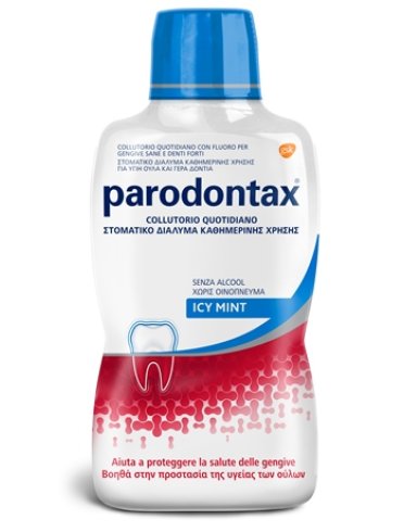 Parodontax collutorio quotidiano icy mint con fluoro 500 ml