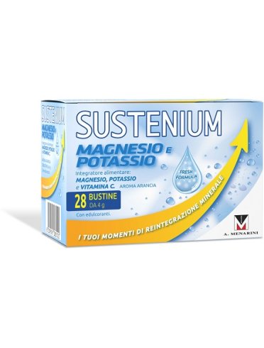 Sustenium magnesio e potassio integratore 28 bustine