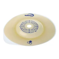 PLACCA PER COLOSTOMIA CONVESSA RITAGLIABILE AURUM2 DIAMETRO13-35 MM FLANGIA 55 MM 5 PEZZI