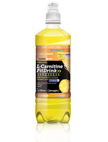 Named sport l-carnitine fit drink - integratore di carnitina - gusto ananas 500 ml