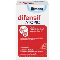 Humana Difensil Atopic - Olio di Borragine per Dermatite Atopica - 30 ml