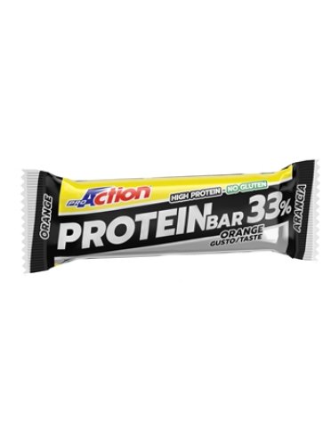 Proaction protein bar 33% arancia 50 g
