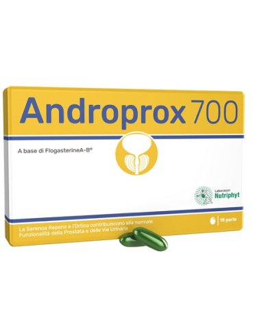 Androprox 700 - integratore per la prostata e vie urinarie - 15 perle softgel