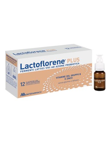 Lactoflorene plus - integratore di fermenti lattici - 12 flaconcini