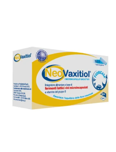 Neovaxitiol - integratore di fermenti lattici - 10 stick orosolubili Neovaxitiol - integratore di fermenti lattici - 10 stick orosolubili