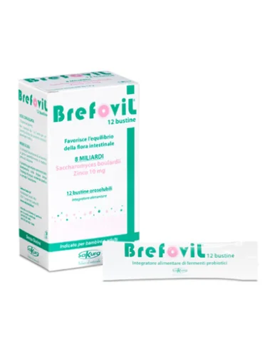Brefovil 12 bustine orosolubili senza glutine Brefovil 12 bustine orosolubili senza glutine