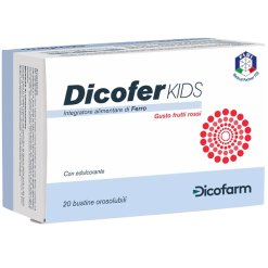 Dicofer Kids Integratore di Ferro 20 Bustine Orosolubili