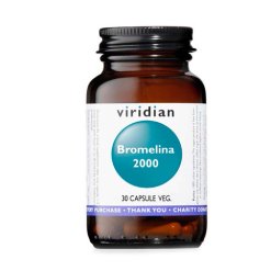 Viridian Bromelina 2000 Integratore Microcircolo 30 Capsule