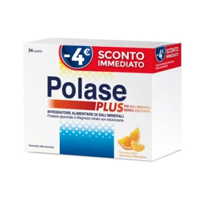 Polase Plus - Integratore di Sali Minerali - Gusto Arancia e Mandarino 24 Bustine