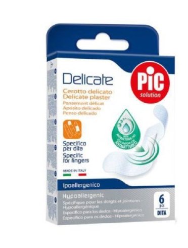 Cerotto pic delicate dita antibatterico 6 pezzi