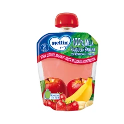 Mellin 100% Mela Fragola Banana e Carota 90 g