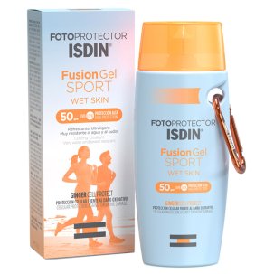 Isdin Fotoprotector Fusion Gel Sport - Crema Solare per Attività Sportiva con Protezione Molto Alta SPF 50+ - 100 ml