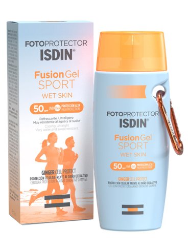 Isdin fotoprotector fusion gel sport - crema solare per attività sportiva con protezione molto alta spf 50+ - 100 ml