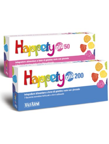 Happety piu 200 7 flaconcini 200 mg