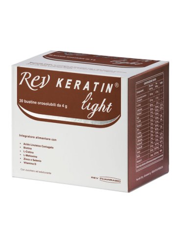 Rev keratin light - integratore anticaduta capelli - 30 bustine