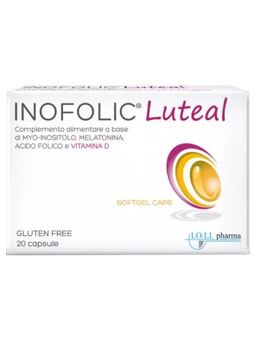 Inofolic luteal - integratore per donne in età fertile - 20 capsule molli Inofolic luteal - integratore per donne in età fertile - 20 capsule molli
