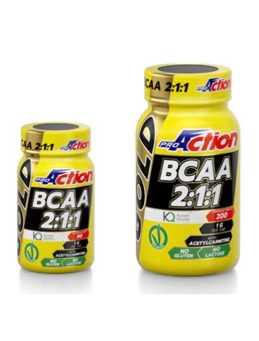 Proaction bcaa gold 200 compresse 2 1 1
