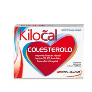 Kilocal Colesterolo - Integratore per il Controllo del Colesterolo e Trigliceridi - 15 Compresse