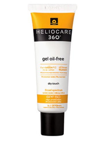 Heliocare 360 gel oil-free - fotoprotezione crema solare viso per pelle acneica spf50 - 50 ml