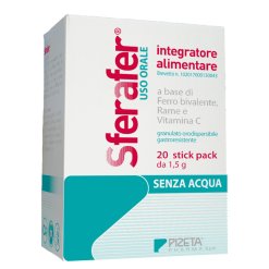 Sferafer Integratore di Ferro e Rame 20 Stick