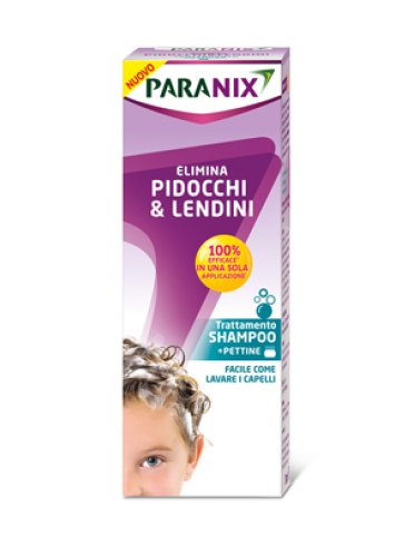 Paranix - shampoo per eliminare i pidocchi - 200 ml + pettine