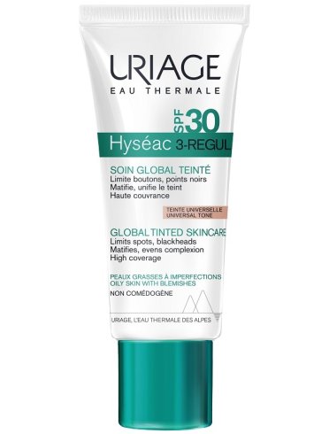 Uriage hyseac 3-regul - crema viso colorata anti-imperfezioni con protezione solare spf 30 - 40 ml 