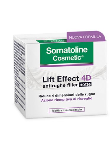 Somatoline cosmetic viso 4d filler notte 50 ml