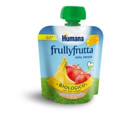 Humana FrullyFrutta - Frutta Frullata Gusto Mela e Banana - 5 ml